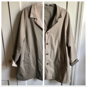 Gallery Reversible Khaki Trench Coat